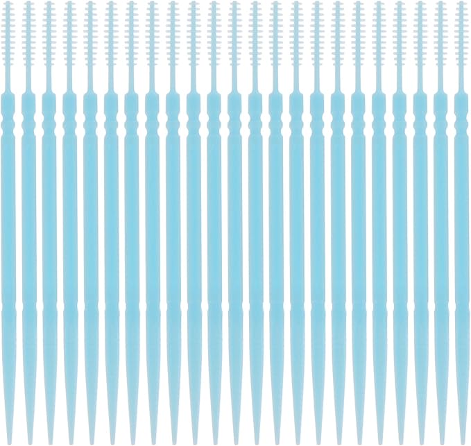Healifty 3180pcs Portable Dental Floss Picks Brush Double Stick Interdental Toothpicks for Easy Cleaning Pack