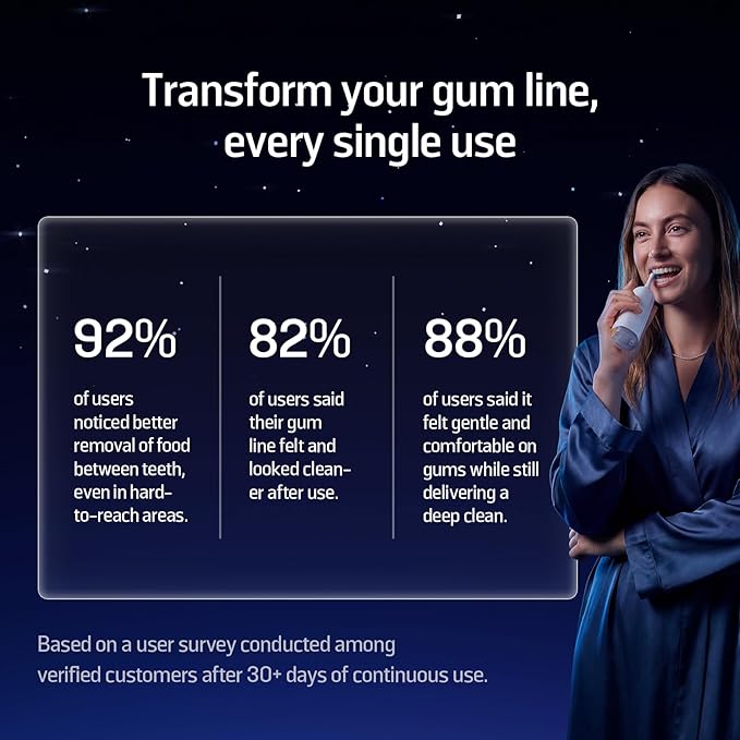 Soocas NEOS II - Electric Toothbrush with Water Flosser Sonic Electric Toothbrush for Adults Cordless Water Flosser for Travel Portable Oral Irrigator Up to 100% Plaque Removal Dark Violet