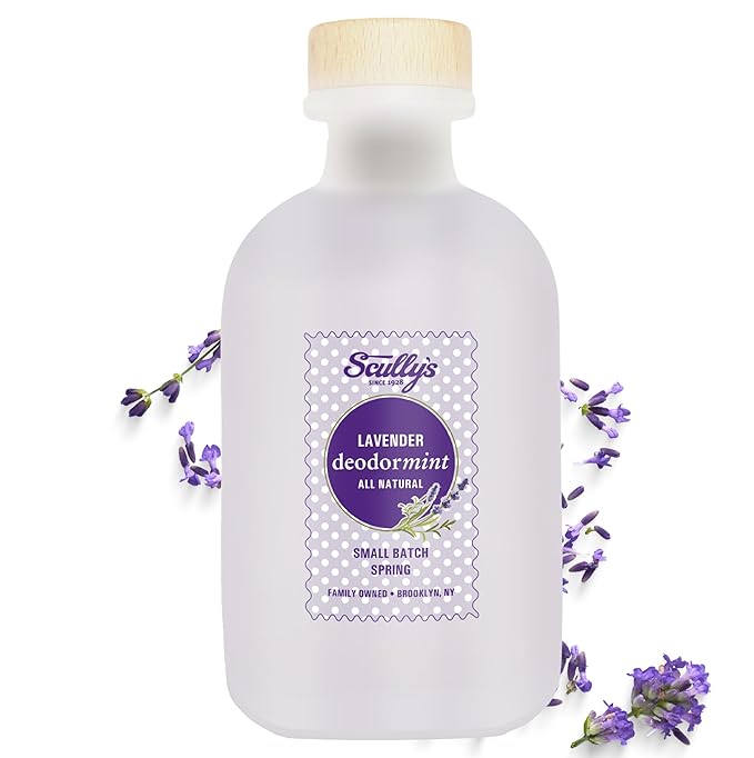 Scully’s Deodormint Natural Deodorant Refill (9oz) - Aluminum-Free Non-Toxic Deodorant for Women Men &amp Kids - 12 Hour Protection No Chemicals No Stains - USA Made (Lavender Refill)