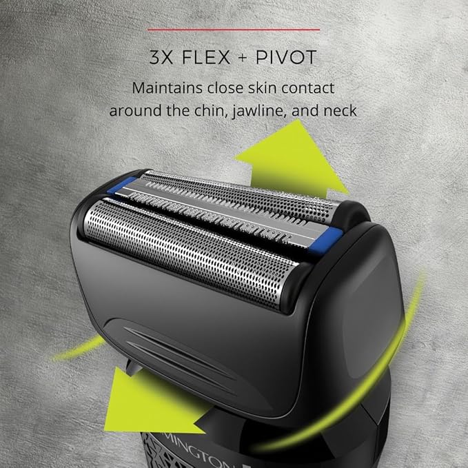 Remington Comfort Series Foil Shaver for Men Electric Shaver Pop-up Trimmer Blue PF7400E