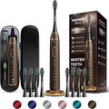 Wagner Stern IntelliBrush Series Whitening Electric Toothbrush with Pressure Sensor. Offers 4 Brushing Modes 3 intensities 8 Soft Brush Heads and a Luxury Travel case.