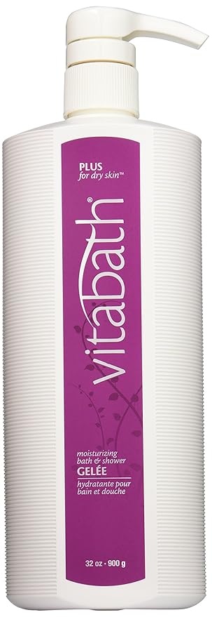 Vitabath Moisturizing Bath &amp Shower Gelee Plus For Dry Skin 32-Ounces