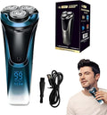 Snapbuy Electric Razor for Men Snapbuy Electric Razor Pro of Father 4D Floating Head Rotary Shaver2025 New Electri c Shaver with LCD Display &amp Quiet Motor IPX7 Waterproof (Blue)