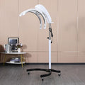 Jcgly Standing Hair Dryer 1200W Professional Orbiting Hair Color Processor with Rolling Base Sit Under Hair Dryer for Salon(White)