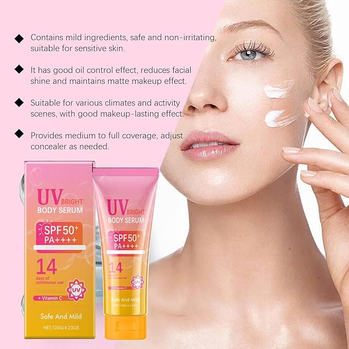 Facial Body Sunscreen SPF50 Brightning Sun Cream Sun Cream Factors 50 Face Creams Facial Body Sunscreen Brightning Bb Creams Moisturizing Tone Up Lotion Facial Sunscreens For All Skin Types (5)