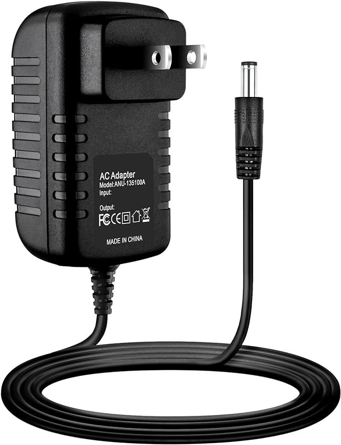 AC/DC Adapter Compatible with Hueplus HPM-5000 Neck Shoulder Massager Wireless Heat Rubbing Massaging Acupress Power Supply Cord Cable Charger Mains PSU