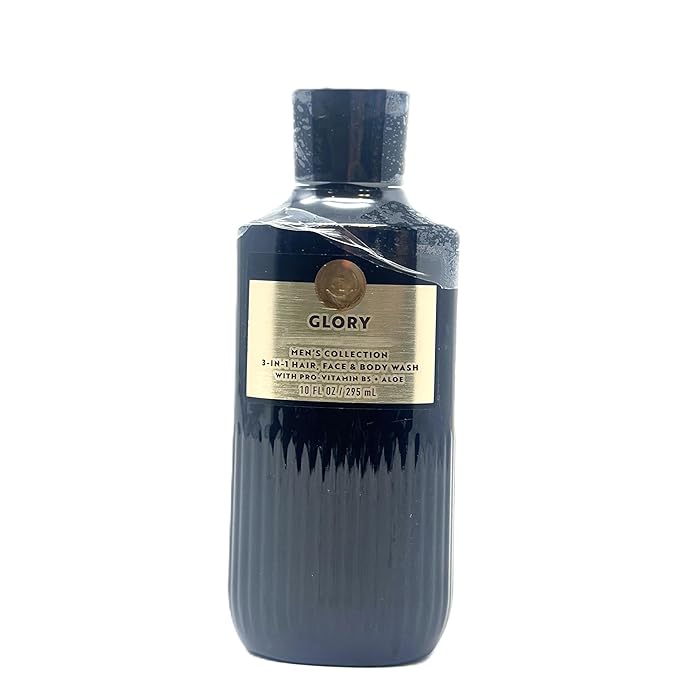 Bath and Body 3-in-1 Hair Face &amp Body Wash for men's collection (10 fl oz / 295 mL Glory)