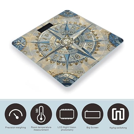 Pointer Pattern Scale for Body Weight Smart Scales Digital Bathroom Scale High Precision Weighing Scales with Large Display Weighing Machine for People