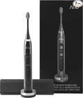 ARU Sonic Toothbrush Starter Kit with Customizable Modes and 2 Minute Timer ADA-Approved Electric Toothbrush for Adults Soft Toothbrush for Gums 45+ Days Battery Travel Case Midnight Black