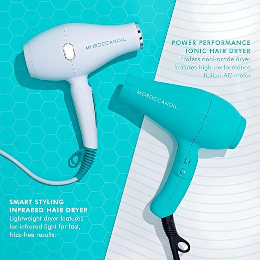 Moroccanoil Power Performance Ionic Hair Dryer &amp Perfect Defense Bundle