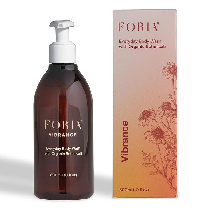 FORIA Everyday Body Wash and Initimate Wash for Women - Organic pH-Balanced Sensitive Skin Safe for Feminine Intimate Areas - 10 Fl Oz
