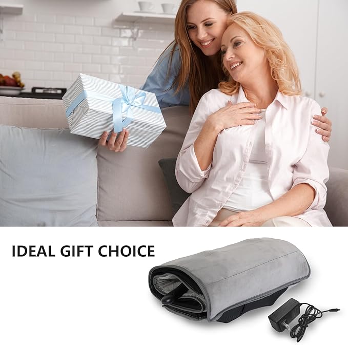 Full Body Massage Mat with Heat Multifunctional Massage PadNeck Back Massager Full Body Relaxation Seat Chair Pad with 10 Vibration Motors Timer for Indoor Bed Sofa Chair Anti-Slip Bottom