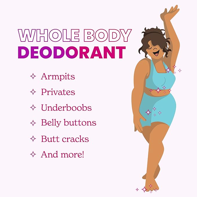 Lume Whole Body Deodorant - Smooth Solid Stick - 72 Hour Odor Control - Aluminum Free Baking Soda Free and Skin Safe - 2.6 Ounce (Pack of 2) (Soft Powder)