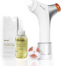 kingdo 2-in-1 Face Scrubber &amp Makeup Remover Device Smart Automatic Foaming Facial Cleansing Brush Exfoliator with Face Cleanser for Deep Cleansing &amp Exfoliating &amp Removing Makeup Skin Ca