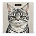 Pencil Style Cat Scale for Body Weight Highly Accurate Digital Bathroom Body Scale Digital Bathroom Scales for People Anti-Slip Large LCD Display Smart Scales