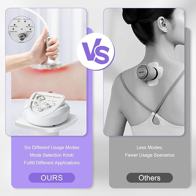Vacuum Therapy Machine Body Massage Cupping Machine Vacuum Therapy Massage Body Shaping Skin Rejuvenation Machine with 24 Cups and 3 Heads for Salon SPA Back Face