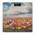 Bloom Tulip Fields Scale for Body Weight Digital Bathroom Scale Round Corner Design High Precision