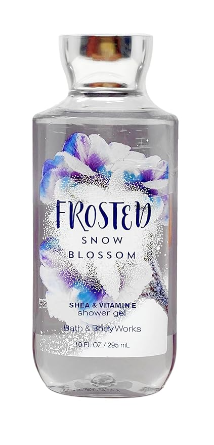 Bath &amp Body Works Frosted Snow Blossom - 3 Pack - Shower Gel