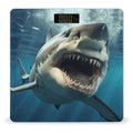 Shark Mouth Bathroom Scale Rounded Smart Scale for Body Weight Automatic Power On/Off Weight Scales Accurate Bathroom Digital Scales for Pet Home Bedroom Kitchen