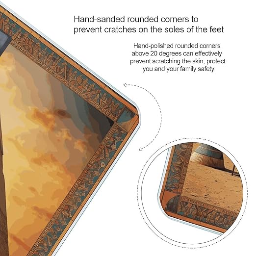 Ancient Egypt Smart Scale for Body Weight Accurate Bathroom Scale with LED Display Digital Weight Scales Weighing Machine High Precision Scales for Bath Home