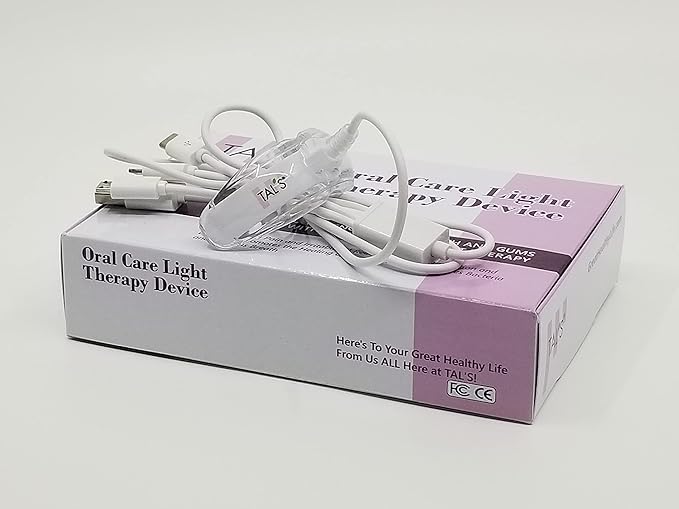 TAL’S Red Light Therapy Oral Health Dental Device 2.0 NEW 32 Lights! | Immediate Relief of Tooth Pain &amp Gum Sensitivity | Promotes Healing of Tissue &amp Bone | Reduces Inflammation &amp Helps R