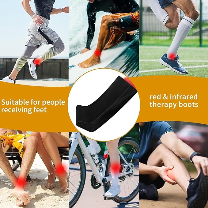Red-Light-Therapy-for-FeetRed Light Therapy for Legs AnkleInfrared Light Therapy Consisting of 420 Dual Wavelength LEDAdjustable Power and Time Controller 30 * 19.7 * 11.8IN - Black