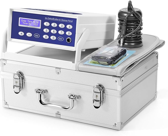 Ionic Detox Foot Bath Machine Foot Detox Machine Ionic Detox Foot SPA System with Wrist Strap Far Infrared Waistbelt and Array As Holiday Gift