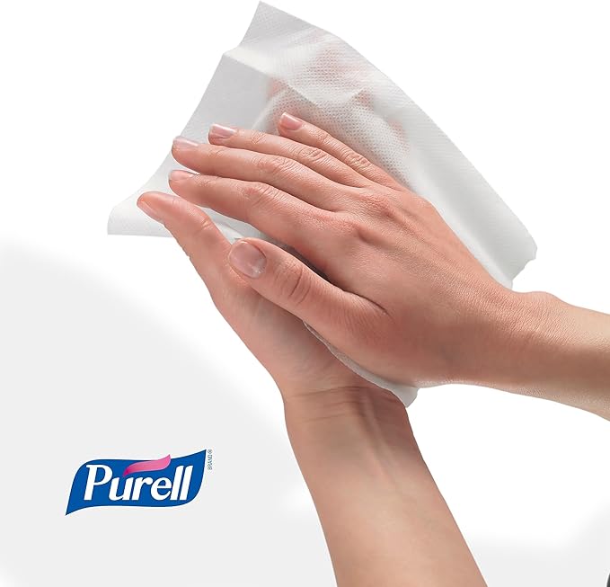 Purell Cottony Soft Hand Sanitizing Wipes 120 Individually Wrapped Wipes in Self-Dispensing Display Box - 9027-12