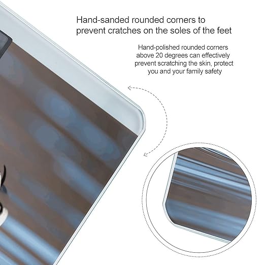 Mallard Duck Scale for Body Weight Highly Accurate Digital Bathroom Scale Sturdy Tempered Glass Weighing Scales with LCD Display Fashion Body Fat Smart Scales 400lb