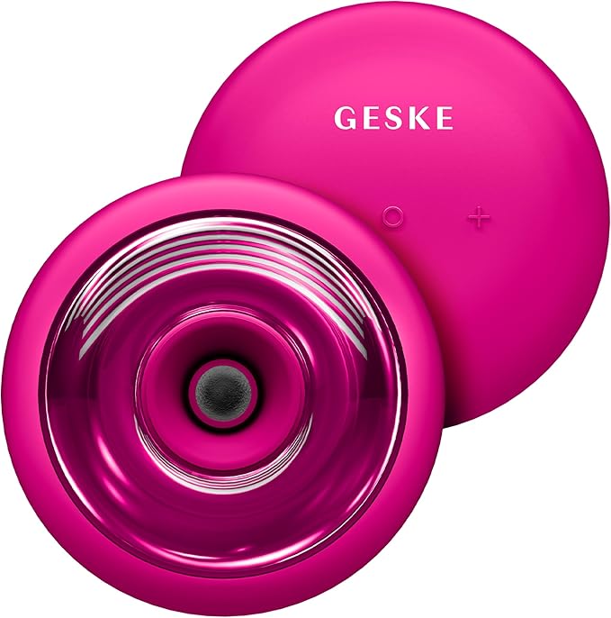 GESKE SmartAppGuided™ Sonic Cool &amp Warm Face &amp Body Massager | 9 in 1 | Electric Massager | Face &amp Body | Battery-Free Cooling &amp Warming | Firms Relaxes &amp De-Puffs Skin | with Sma