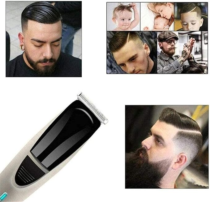 Rechargeable Wet Dry Lithium Ion Deluxe Trimming Kit with 4 Interchangeable Heads for Shaving Detailing &amp Grooming Beards Mustaches Stubble Ear Nose &amp Body