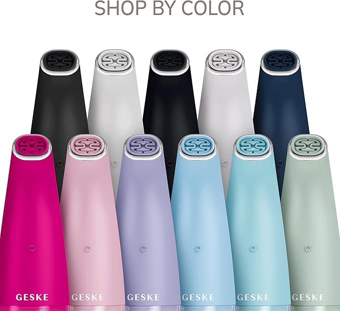 GESKE SmartAppGuided™ Aqua-Stream Face Cleanser | 8 in 1 | Deep Pore Cleansing | Impurities Prevention | Blackhead Extraction | Reduce Red &amp Dry Skin | Use with Our Aqua-Stream Solution