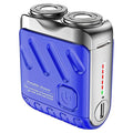 Compact Dual Head Waterproof Electric Shaver Usb Rechargeable For Men Zinc Alloy Type-C Charging