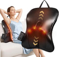 Wireless 2000mAh Shiatsu Neck and Back Massager with Heat3D Kneading Up &amp Down Rolling for Neck BackShoulder Pain ReliefPortable Deep Tissue Massage Pillow for HomeOfficeCar UseGift for Mom