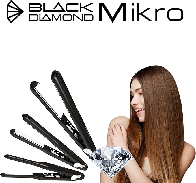 H2Pro Mikro Features Titanium Nano Hi-Tech Flat Iron 1 Inch