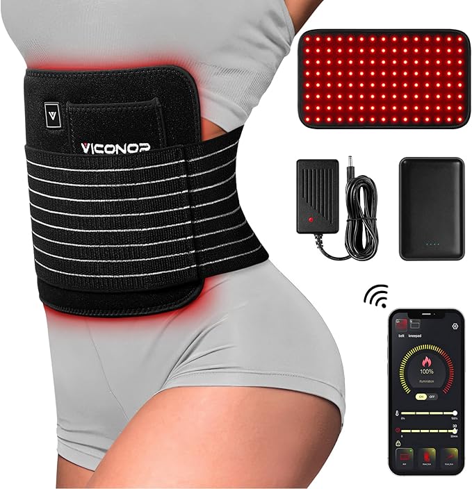 Viconor Red Light Therapy Belt Black