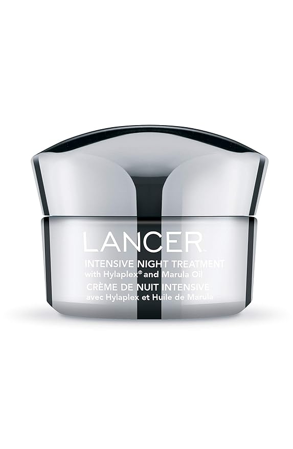 Lancer Skincare Intensive Night Treatment with Hylaplex and Marula Oil Daily Anti-Aging Moisturizer 1.7 Fluid Ounces