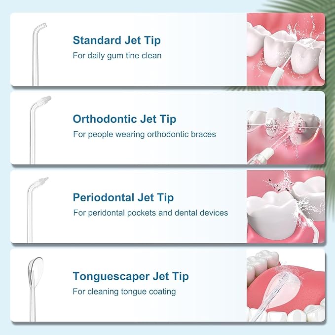 Portable Water Flosser for TeethTravel Water Flosser PicksMini Cordless Oral Irrigator Rechargeable Power Dental with Telescopic Water Tank IPX7 Wateroproof for Brace &amp Sensitive Teeth CarePin
