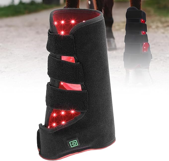 Red Light Therapy Belt for Horse LegLed Red Light TherapyWearable Portable Infrared Red Light TherapyPortable Wireless LED Light Therapy for Horse Leg Pain RecoveryRight