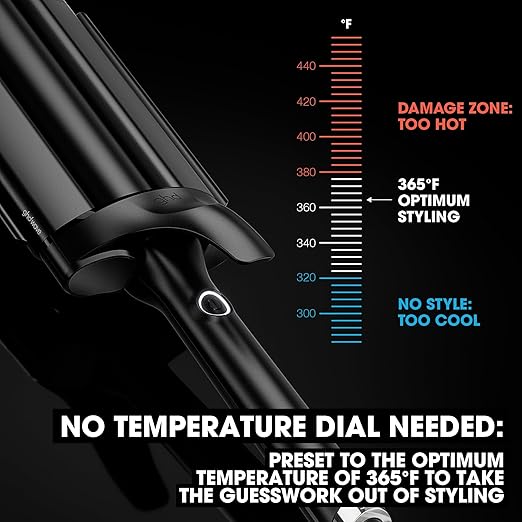 ghd Curve® Professional Hair Curling Irons &amp Wands | Soft Waves Classic and Tight Curls | 0.5 –1.5 Inch Barrels’ | 365ºF Styling Temp Preventing Heat Damage + Auto Sleep Mode
