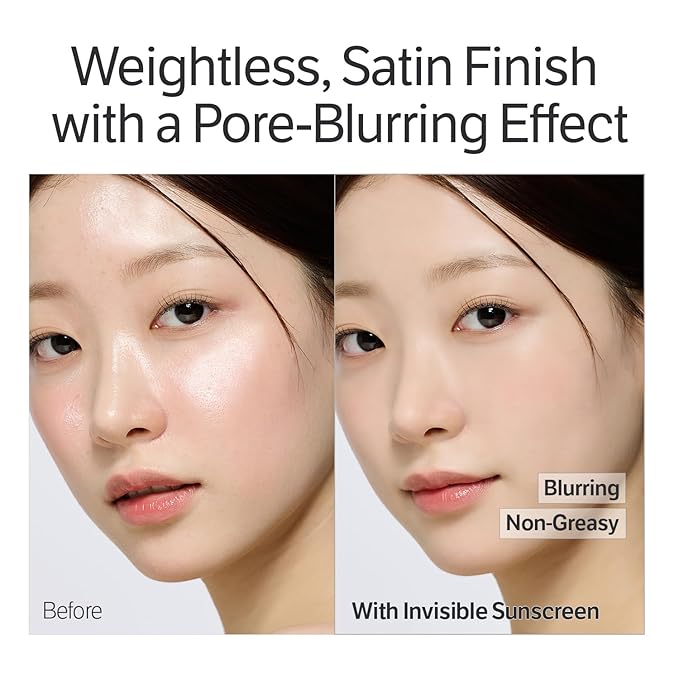 SUNGBOON EDITOR Daily Invisible Blurring Sunscreen with Broad Spectrum SPF 40 Invisible Sunscreen for Face Makeup Primer spf 50ml 1.69 fl.oz Oil Free Weightless (Pack of 2)