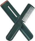 PRETYZOOM Portable Electric Heating Hair Straightener Comb USB Powered Ceramic Straightening Tool for Thick Curly and Thin Hair Efficient Smooth Styling with Shine Travel-Friendly Hairbrush