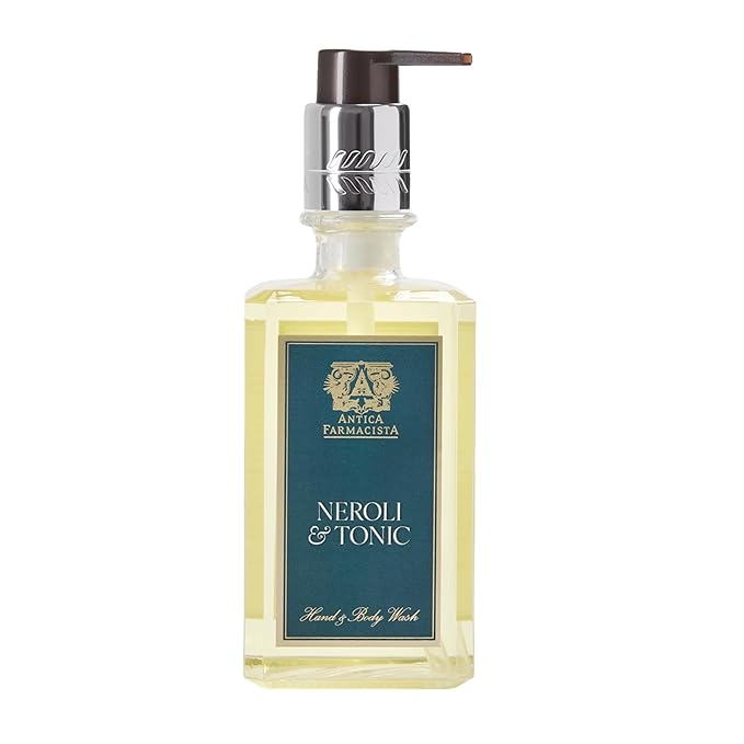 Antica Farmacista Hand &amp Body Wash - Luxury Nourishing Body Wash - Hydrating Hand Cleansing Wash - Bath &amp Body Gift - Neroli &amp Tonic 10 fl oz
