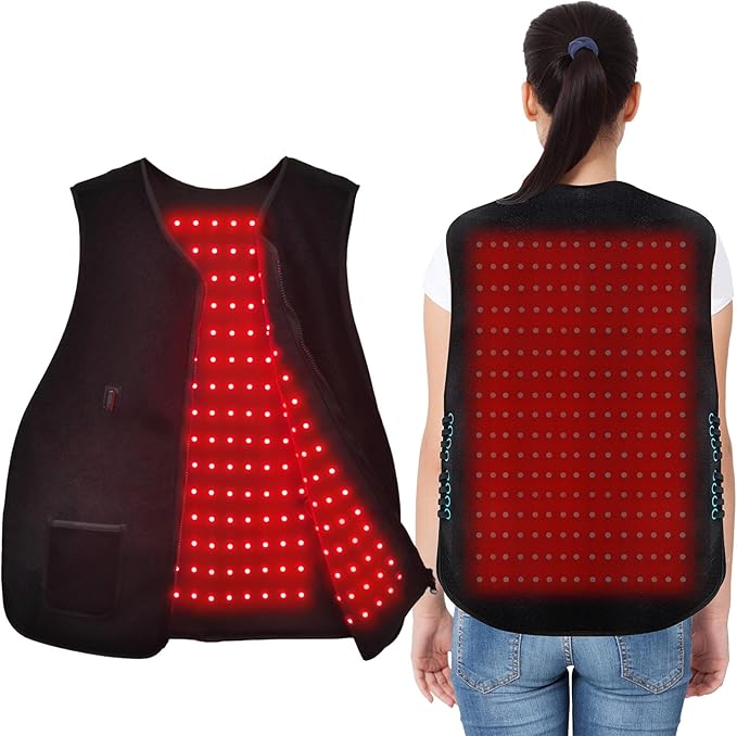 Red-Light-Therapy-for-Body2026 Upgraded Medical-Grade Red Light Therapy 4 Modes for Body Pain Relief315Dual Wave Near Infrared Light (660nm &amp 850nm) LEDs(Black26.77x19.68)