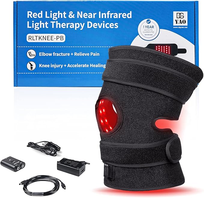 DGXINJUN Infrared &amp Red Light Therapy Devices for Joint Pain Relief Wrap Led 880nm Flexible Wearable Knee Elbow Pads Home Use FDA Cleared Benefits