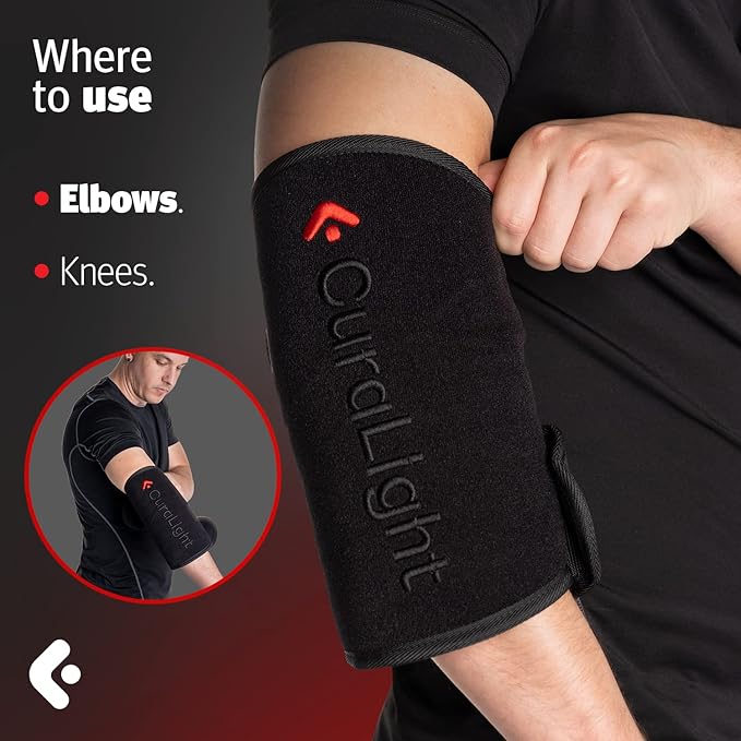 Red Light Therapy for Knee Pain Infrared Light Therapy 660nm &amp 850nm Shoulder and Joint Pain Back Pain Relief Red Light Therapy Pad for Shoulder Pain Wrap Knee Brace Device Rechargeable