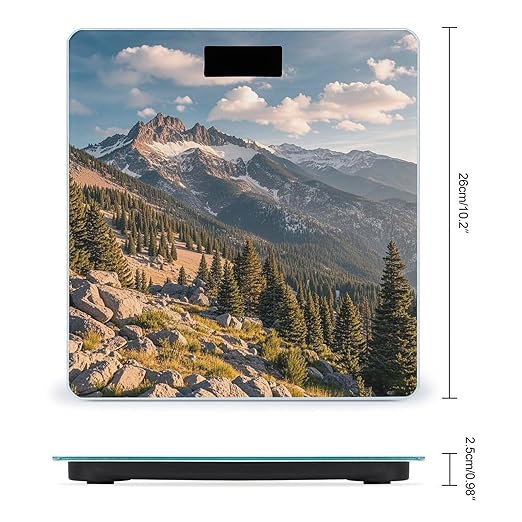 Pikes Peak Colorado Scale for Body Weight Smart Scales Digital Bathroom Scale High Precision Weighing Scales with Large Display Weighing Machine for People