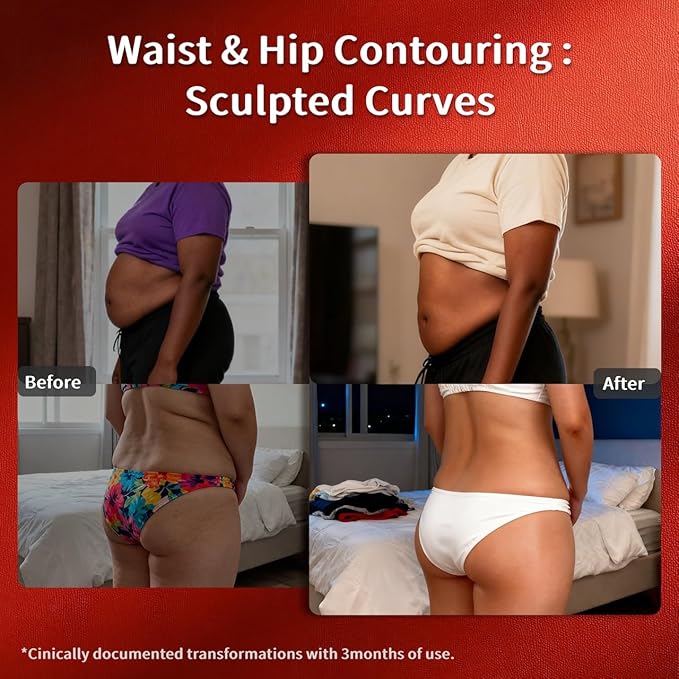 4-in-1 Body Sculpting MachinePortable Cellulite Massager Tool Body Contouring Machine for Belly Waist Arms Leg Massage