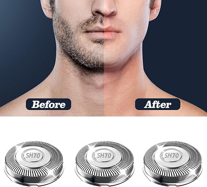 7000 Series Universal Head Men's Electric Shaver Replacement Head sh71 Replacement Head for Compatible Men's Shaver Compatible with Shaver 7000 Series