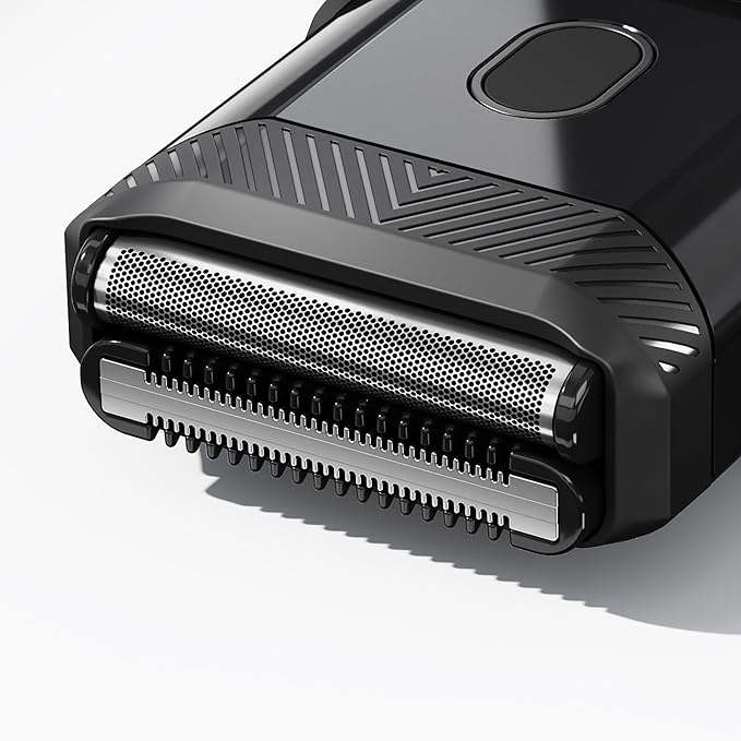 MANSCAPED® The Handyman™ Compact Face Shaver – Portable Men’s Travel Facial Hair Groomer USB-C Rechargeable Razor Electric Foil Face Shaver Waterproof Cordless Dual-Action SkinSafe® Foil Blades